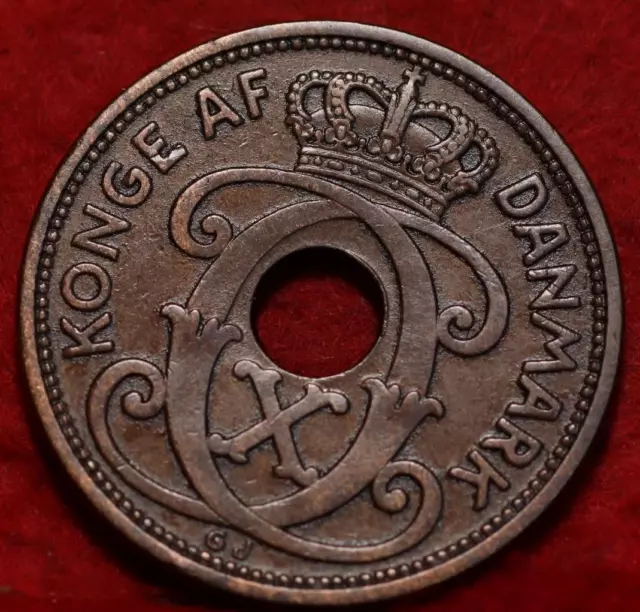 1938 Denmark 5 Ore Foreign Coin