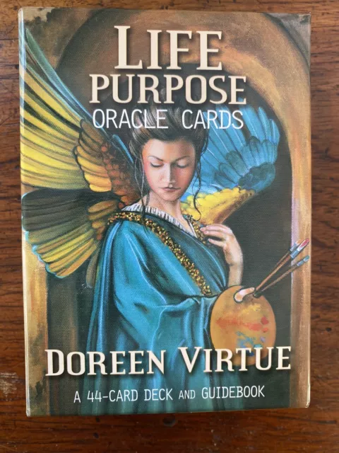 Life Purpose Oracle Cards by Doreen Virtue LIKE NEW guidebook and 44 cards