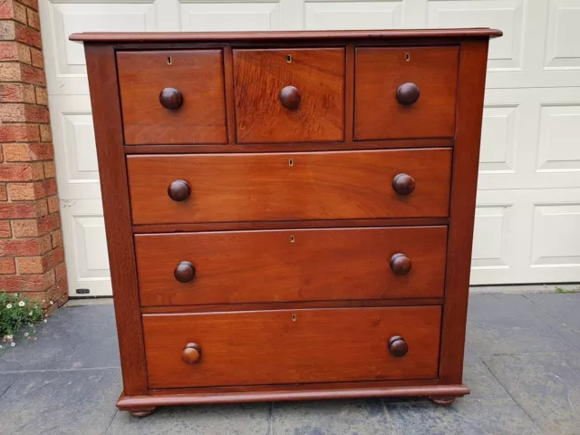 Antique Australian Cedar Chest of Drawers