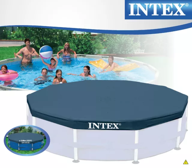 Abdeckplane Frame Pool 366 cm Poolabdeckung Poolabdeckplane Intex