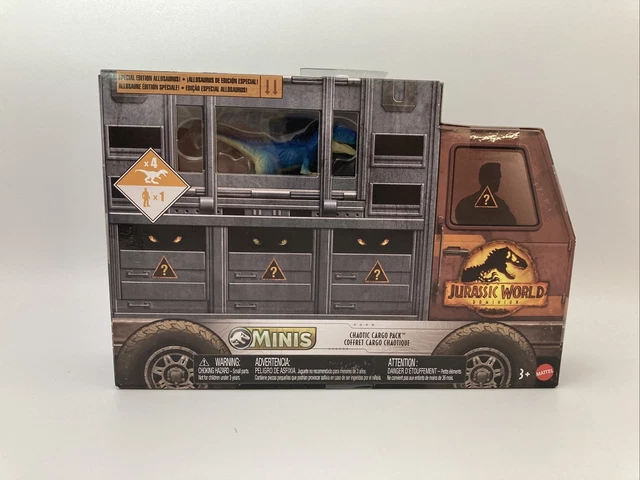 Jurassic World Dominion – Lot 5 Mini Figurines – 1 Humain + 4 Dinosaures – Échelle 2,9 Cm – Dès 3 Ans