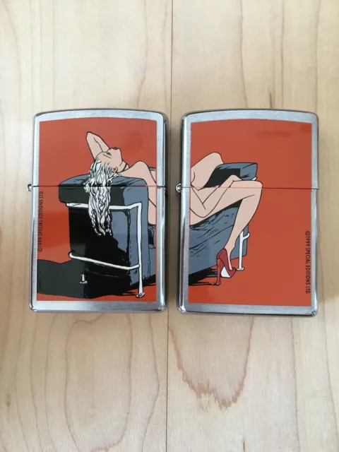 Zippo Babes Collection Playboy Art, Special Edition .Zwei Stück