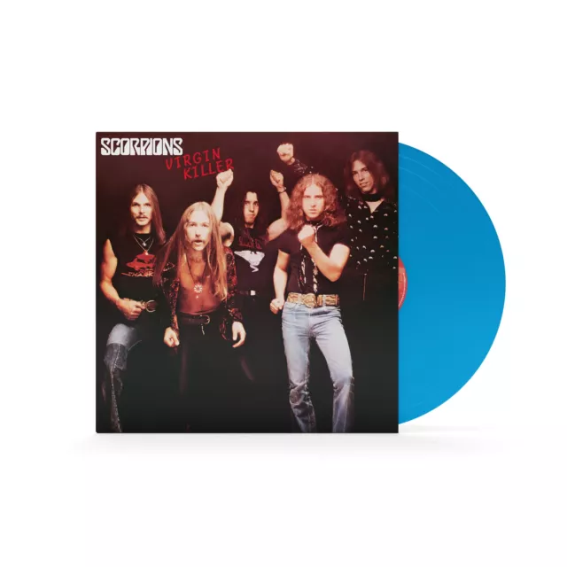 Scorpions 'Virgin Killer' LP 180g  Vinyle bleu ciel - Nouveau et Scellé