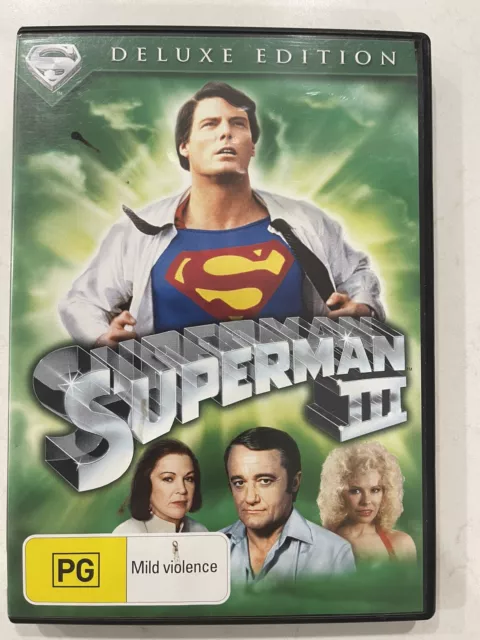 Superman 3 (Deluxe Edition DVD 1983) FREE Domestic Post | R4 | Christopher Reeve