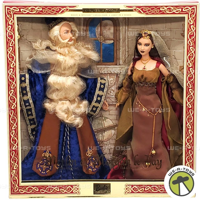 BARBIE AND KEN as Merlin and Morgan le Fay Doll Set 2000 Mattel 27287 £ ...