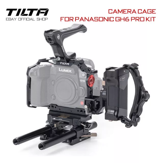 Tilta Camera Cage Rig Basic/Pro Kit Handle Movie Making Holder For Panasonic GH6
