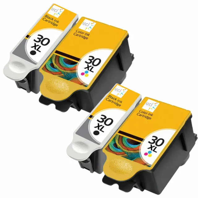 Kodak 30 Xl Black & 30Cl Color Ink For Cartridges Kodak All-In-One Printer