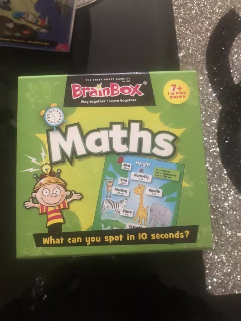 BrainBox Maths Educational Card Game (ages 7+) -