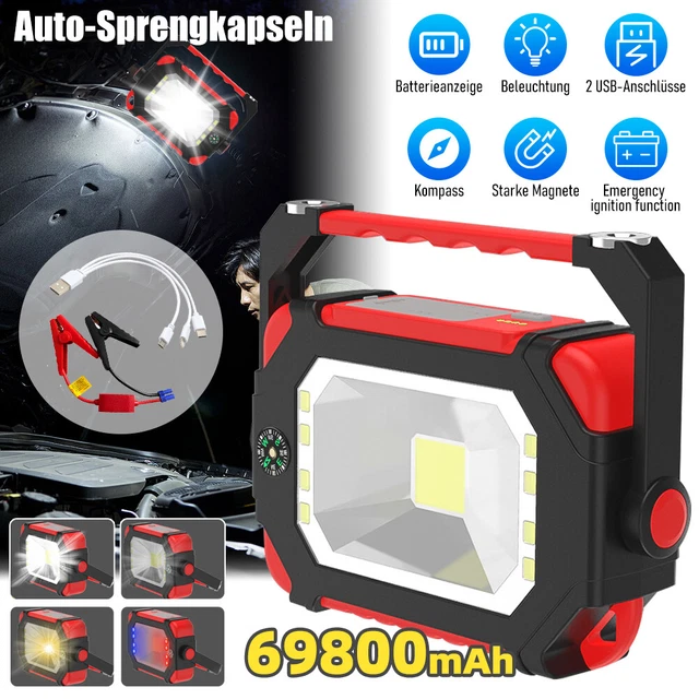 69800mah Aut 1000A 12 V Avviamento Auto Jump Starter Caricabatterie Booster Powerbank