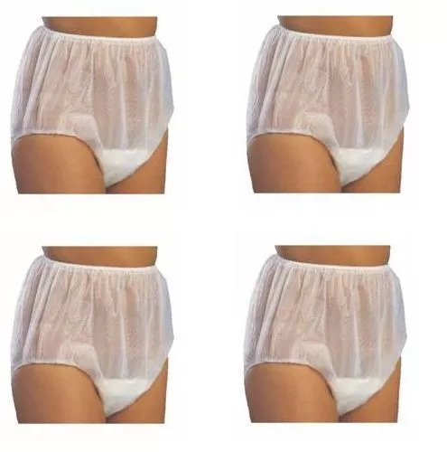 High quality, soft, PVC protective incontinence pants. Reuseable, ALL SIZES.