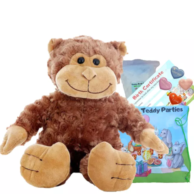 Build Fait Une Nounours Ours Kit Singe - 16 "/ 40cm - Cadeau Ou Fête - Pas