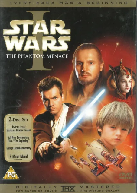 STAR WARS - Episode I - The Phantom Menace (2 dics) DVD Region 4 