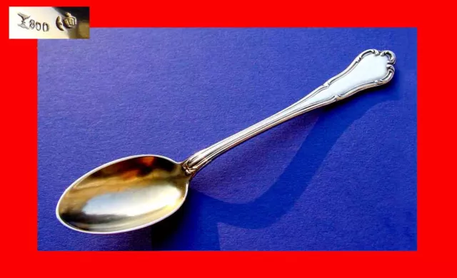 Spoon Coffee Spoon Mocca Spoon Koch& Bergfeld Dresden Baroque 800er Silver A450