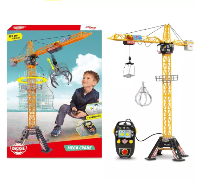 Dickie Toys 203462412 Mega Crane ERSATZTEILE elektrischer Spielzeug Kran Baustel