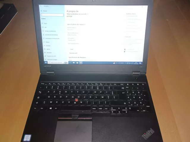 PC Portable LENOVO Thinkpad L560 / Core-i5 / SSD 1 To / 8 Go RAM