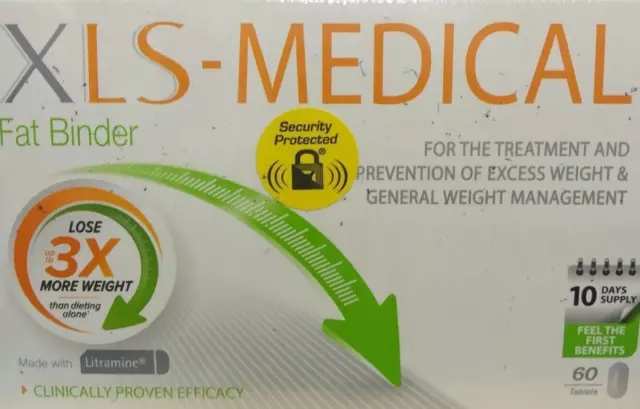 Xls Medical - Fat Binder 60 Tablets (10 Day Supply) Ex Date 2025