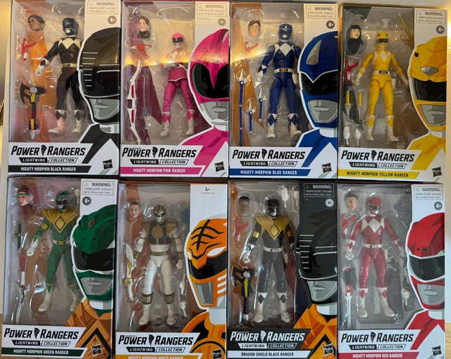 HASBRO LIGHTNING COLLECTION - Mighty Morphin Power Rangers x8 Figure ...