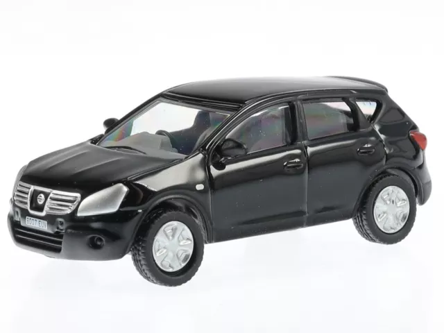 Nissan Qashqai noir véhicule miniature 76NQ002 Oxford 1:76