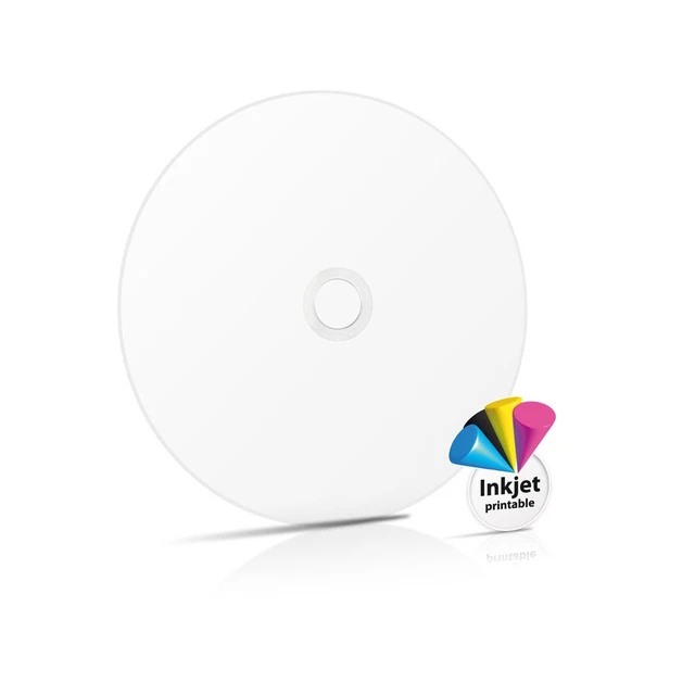 10 ARITA PRINTABLE Full Face White DVD R 8x Blank DVD Discs 4 7GB Ritek 10 ARITA PRINTABLE Full Face White DVD R 8x Blank DVD Discs 4 7GB Ritek