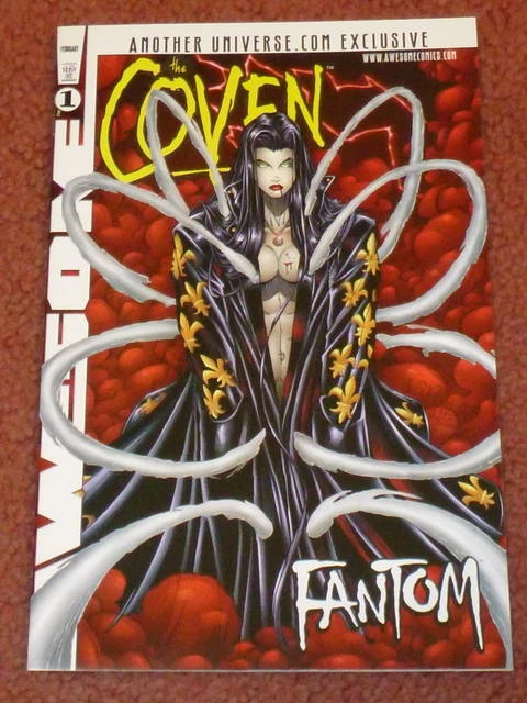 THE COVEN: FANTOM SPECIAL #1 - Another Universe.com Excl. (Awesome, 1998, NM+)