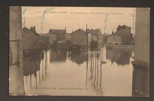 MAISONS-ALFORT flood 1910 (94) Place SALANSON