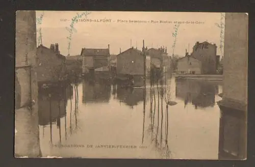 MAISONS-ALFORT inondation 1910 (94) Place SALANSON