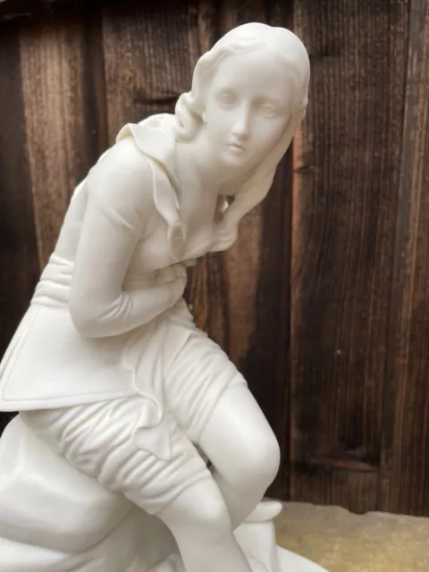 LARGE ANTIQUE MINTON PARIAN FIGURE " DOROTHEA " by JOHN BELL, STUNNING, RARE 2