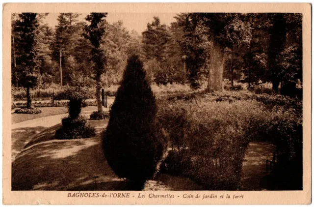 CPA 61 - BAGNOLES DE L'ORNE (Orne) - Les Charmettes - Garden and Forest Corner