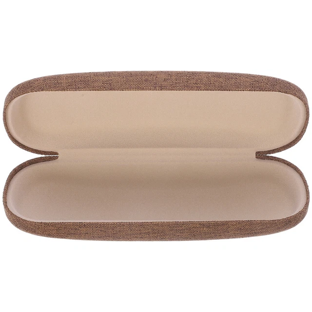 Spectacle Case Glasses Hard Shell Box Sunglasses Cleaning Cloth