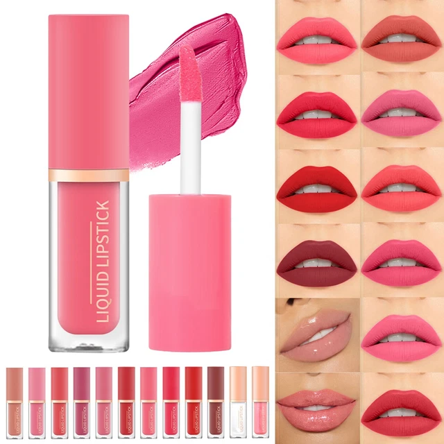 Tappetini rossetto liquido rossetto trucco pigmentato lucidalabbra lunga durata