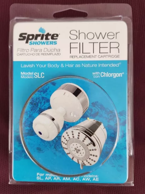 NUEVO en embalaje Sprite Duchas Filtro de Ducha Cartucho de Repuesto Modelo SLC