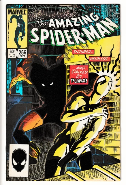 Amazing Spider-Man #256 (1984, Marvel) 1st Appearance of Puma, Key Issue