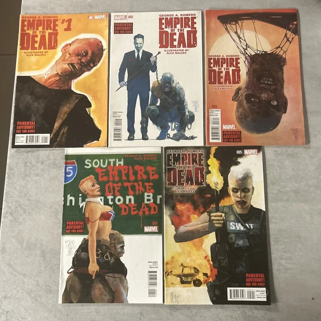 Marvel Comics Empire Of The Dead "Act One" #1-5 1,2,3,4,5 Set George Romero