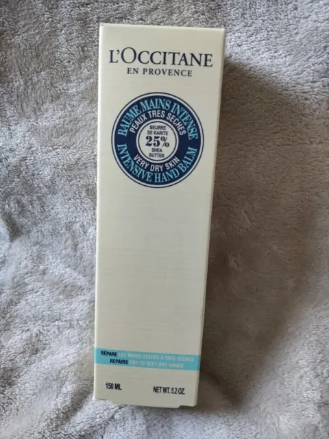 Loccitane Intensiver Handbalsam 25 % Sheabutter 150 ml Neu & Verpackt