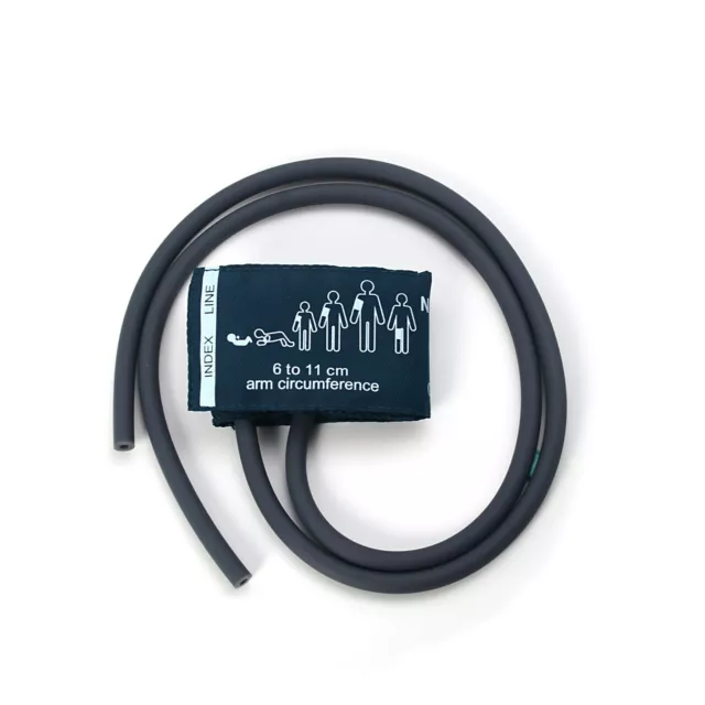 Neonate Double-tube Blood Pressure Cuff NIBP Cuff 6-11cm Arm Circumference