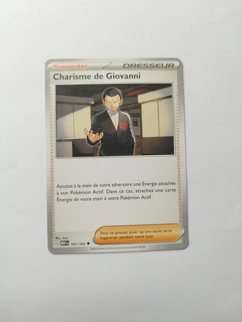 Pokemon 151 - Carisma Di Giovanni 161/165 - Carta Reverse Foal