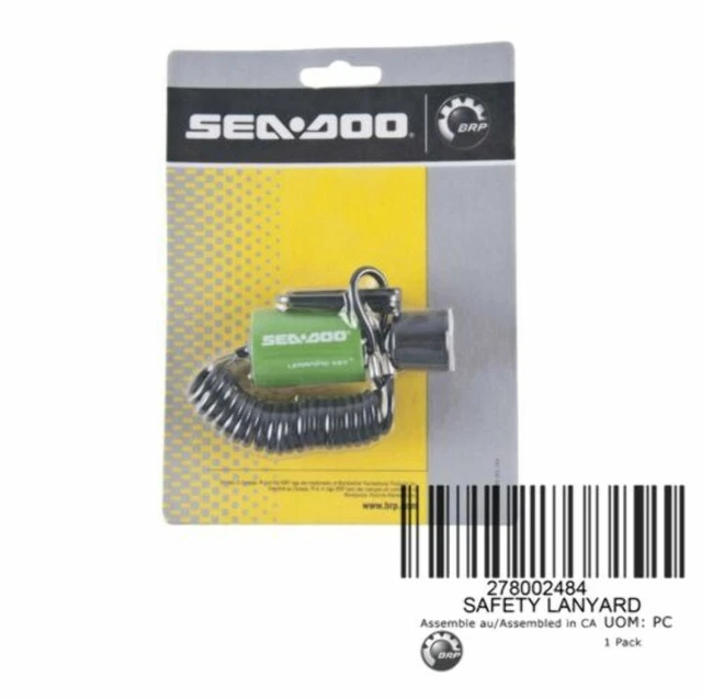 Jet Ski Security Key Lanyard – Elastic Anti-Theft Tether Cord For Sea-Doo GTR, GTX, SPARK Models (Replaces 278003092)
