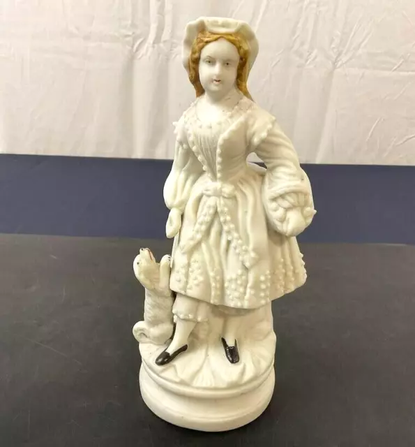 Antique Parian Ware Bisque Porcelain Statue Figure Vincennes Sevres Style