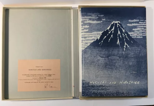 Hokusai and Hiroshige Book Lane 1977 Marson Tree Landscape Print Erotica Rare 3