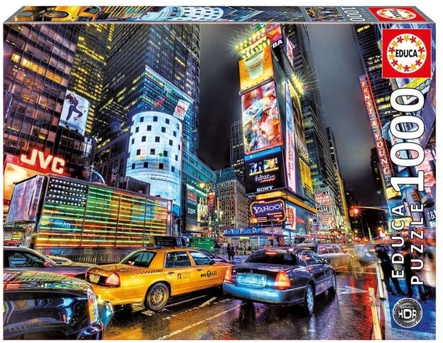 EDU15525 - Puzzle de Times square à New York – 1000 Pièces - EDUCA -