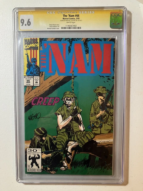 The Nam #66 cgc 9.6 signed by Michael Golden