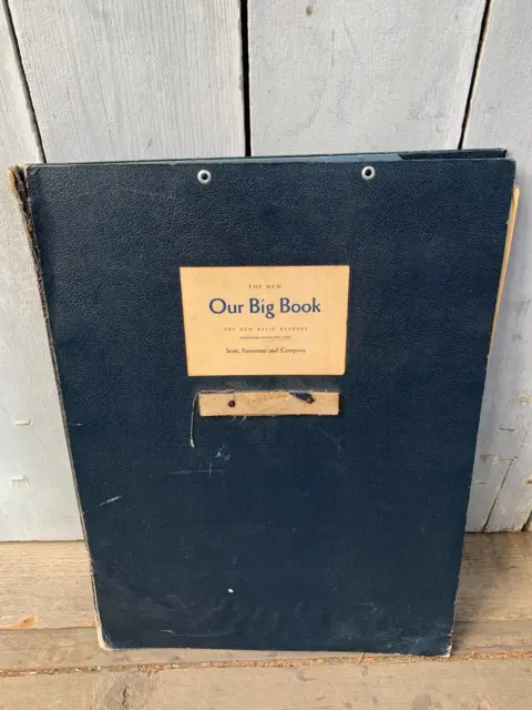 Vintage  OUR BIG BOOK Dick Jane Sally Teacher Display Book Scott Foresman 1951