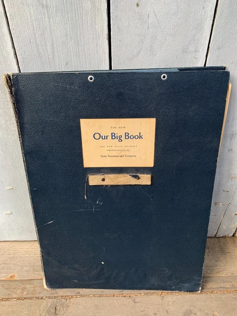 Vintage OUR BIG BOOK Dick Jane Sally Teacher Display Book Scott Foresman 1951 Vintage OUR BIG BOOK Dick Jane Sally Teacher Display Book Scott Foresman 1951
