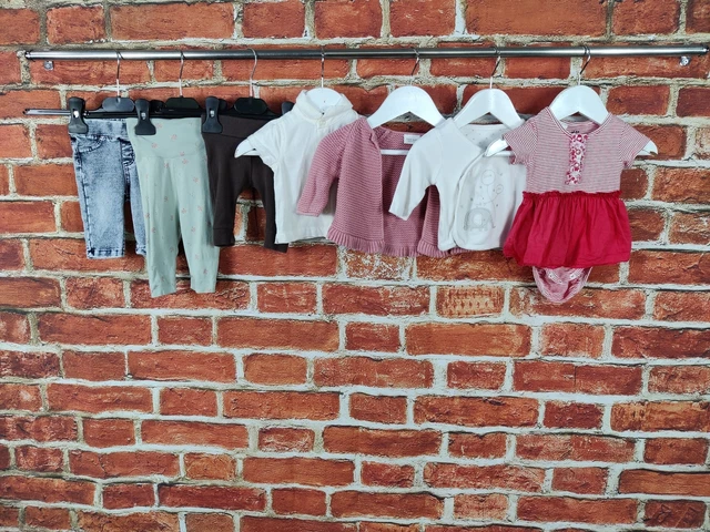 Baby Girls Bundle Age Newborn 1 Month H&M Next Etc Leggings Cardigan Dress 56Cm