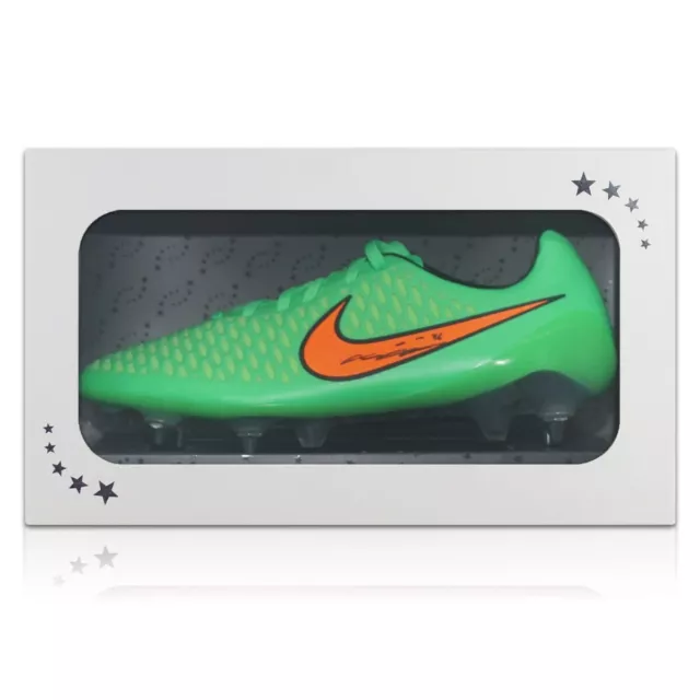 Scarpa da calcio firmata John Terry Match Issue: verde. Pacco regalo