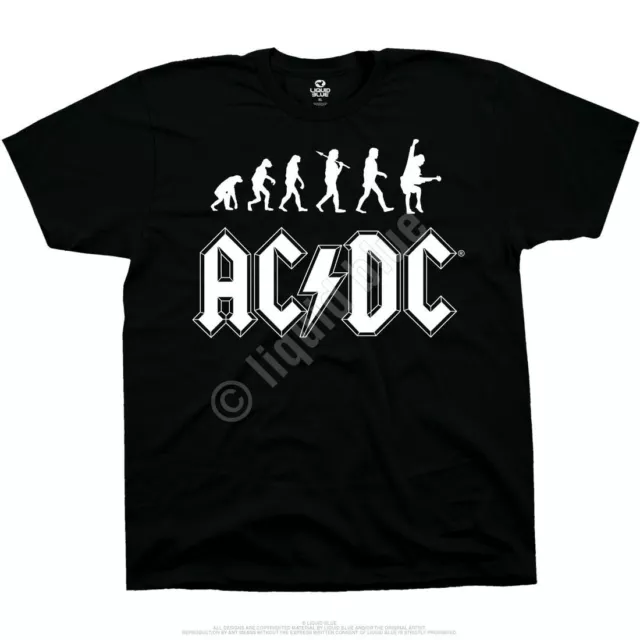 Ac Dc-Rock Evolution-Hells Bells-Angus-T-Shirt M-L-Xl-Xxl-3X-4X-5X-6X