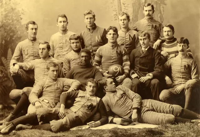 1890 University of Michigan Football Team Vintage Old Photo 13" x 19" Reprint