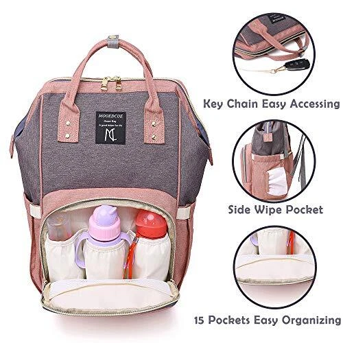 Diaper Bag Backpack, Multifunction Waterproof Travel Back Pack Maternity Baby... 2
