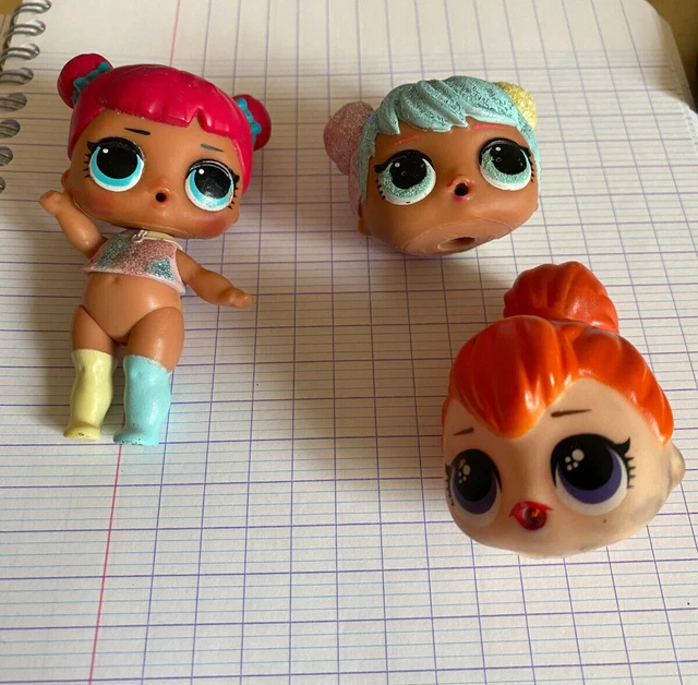TETES DE POUPEES EN PORCELAINE