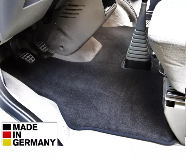 Alfombrilla Apto para Todos VW T4 Con Cambios Premium Terciopelo Negro